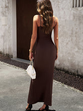Load image into Gallery viewer, Spaghetti Strap Bodyline Maxi Dress