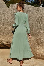 Load image into Gallery viewer, Puff Sleeve Flounce Dress