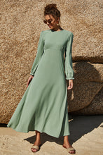 Load image into Gallery viewer, Puff Sleeve Flounce Dress