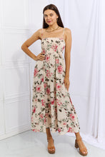 Load image into Gallery viewer, OneTheLand Hold Me Tight Sleeveless Floral Maxi Dress in Pink