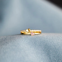 Load image into Gallery viewer, 18K Gold-Plated 925 Sterling Silver Double-Layered Ring