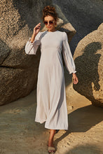 Load image into Gallery viewer, Puff Sleeve Flounce Dress