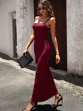 Load image into Gallery viewer, Spaghetti Strap Bodyline Maxi Dress