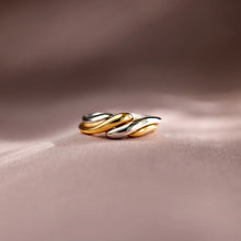 Load image into Gallery viewer, 925 Sterling Silver Twisted Open Ring