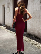 Load image into Gallery viewer, Spaghetti Strap Bodyline Maxi Dress
