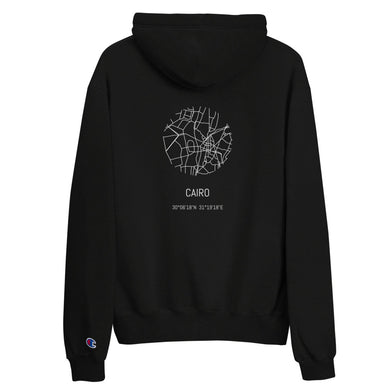 Show off your heritage and culture with this Cairo Egypt Champion hoodie now available in UK and US! The colorful print on 100% cotton shell, two-ply hood with a colored lining, and the instantly recognizable Champion logo on left sleeve all come together in this soft and durable hoodie that's made to last. 